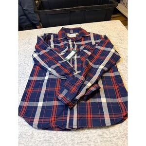 Alpine Design Mens  S Heavyweight Flannel Shirt Long Sleeve Button Up Size S NWT